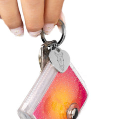 Gravierte Schlüsselanhänger Herz Silber