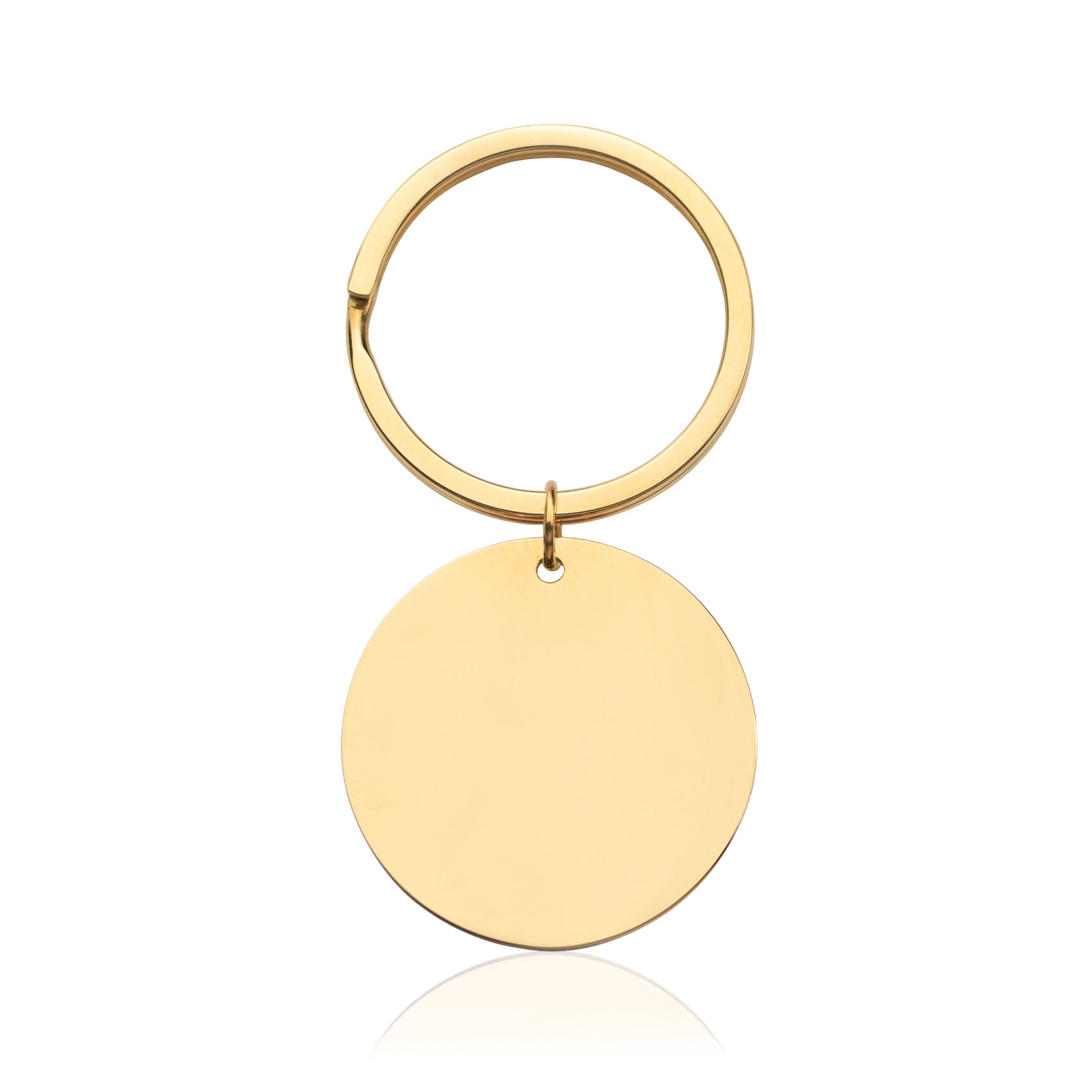 Schlüsselanhänger Kreis Gold