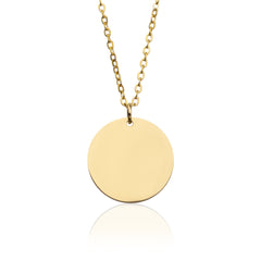 Halskette Kreis Gold