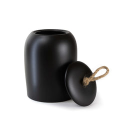 Tierurne Keramik Schwarz